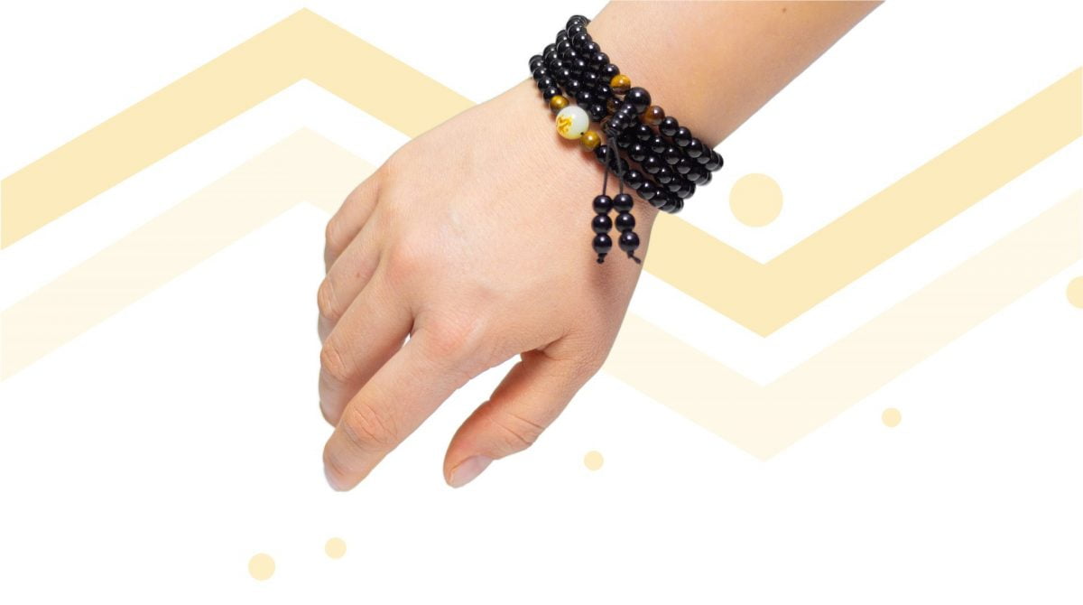 mala zapestnica obsidian